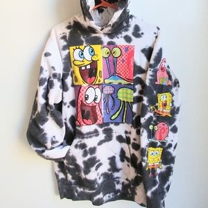 Spongebob Squarepants Tie-Dye Comic Hoodie
